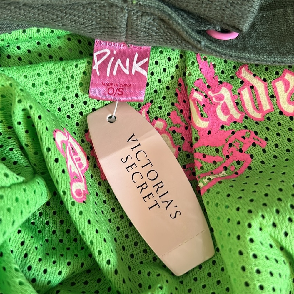 PINK Victoria’s Secret Olive Hat-NWT-one size - Picture 3 of 10